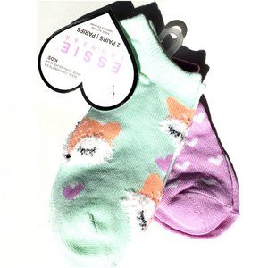 KIDS Furry Fox Socks + Heart Socks
